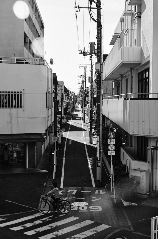 Long street in Tokyo